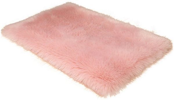 BTTO TEPP Hochflor-Teppich Fellteppich,Kunstfell,Weich,Hochflor Shaggy Teppiche,Rechteckig, Länge 6cm, 40X60 cm, Langflor Teppich,Wohnzimmer,Schlafzimmer,Esszimmer,Uni Einfarbig