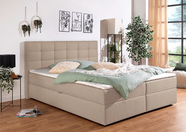 INOSIGN Boxbett Ovalo, wahlweise mit Bettkasten, in H2, H3 & H4 erhältilich