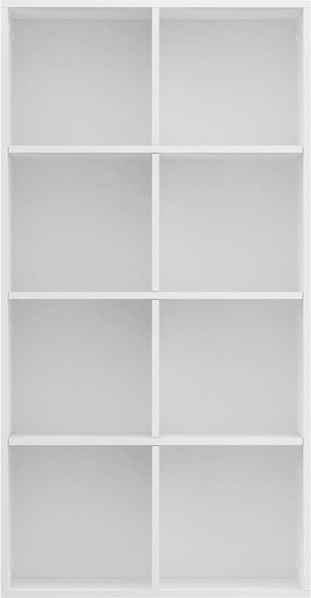 vidaXL Bücherregal/Sideboard Weiß 66×30×130 cm Holzwerkstoff 800153 Bild 4