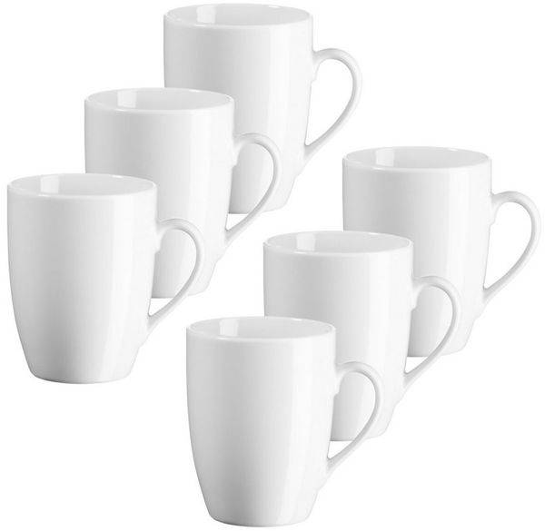 MÄSER Becher BARCA, Kaffeebecher Set, Porzellan, 6-tlg, Porzellan