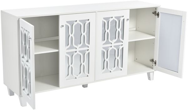 Sideboard 160x40x84 cm - Luxuriöses Design mit Spiegeloberfläche & 4 Türen Bild 8