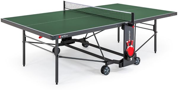 SPONETA 'S 4-72 e' Tischtennisplatte, 274 x 152,5 x 76 cm, wetterfest, klappbar, grün