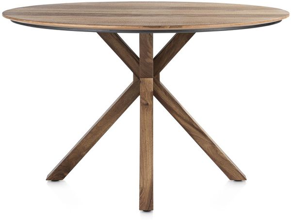 TRAPANI Esstisch braun Mango Furnier 150cm x 120cm x 92cm