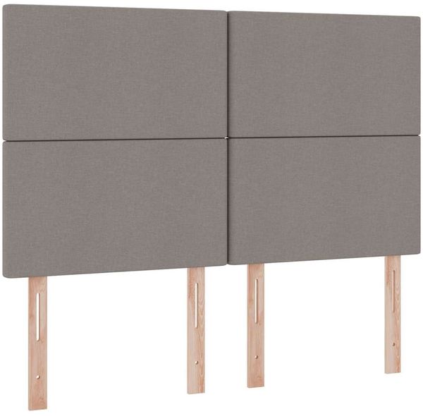 vidaXL Aufbewahrungsbett mit Matratze Taupe 140 x 200 cm Stoff 3371724 Bild 9
