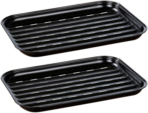 Grillschale Mod. Luca, aus rostfreiem Edelstahl, 2x Grillschale