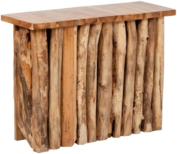 Teak Konsole ALGO Natural ca. L100cm Wurzelholz Anrichte Konsolentisch Unikat