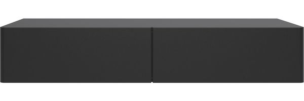Selsey 'Olio' - Wand-Schminktisch 2-schubladig, Schwarz, 110 cm
