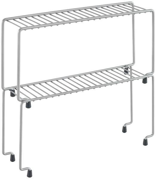 METALTEX 364310000 Spice Bridge Gewürzregal stapelbar 2er-Set 29 x 7 x 14 cm, Polytherm / Raumsparer