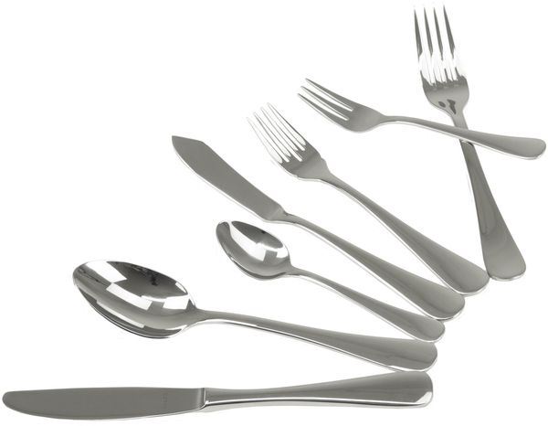 Solex Julia Besteckset 84 teilig für 12 Personen inklusive Fischbesteck