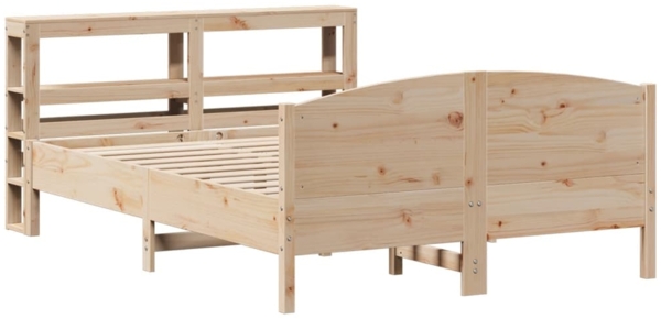 vidaXL Massivholzbett ohne Matratze 120x190 cm Kiefernholz 3306237 Bild 2