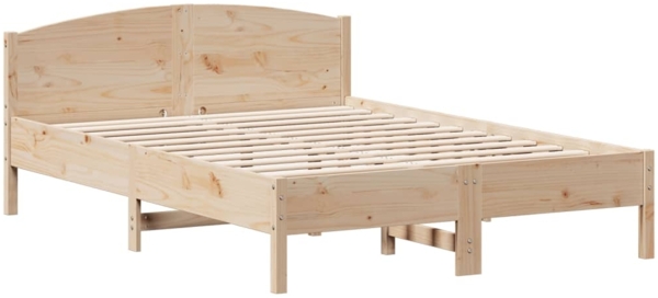 vidaXL Massivholzbett ohne Matratze 120x190 cm Kiefernholz 3306237 Bild 6