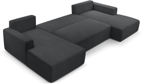 AX LIVING Sofa U Form mit Schlaffunktion – Catea U Cord Wohnlandschaft 364 cm Bild 4