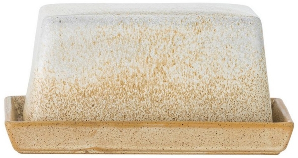 Bloomingville Butterdose Bloomingville Paula Butterdose, Natur, Steingut, Steingut