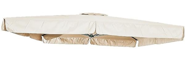 GARDENIA Ersatzbezug für Sonnenschirm 3x3 m, Ecru
