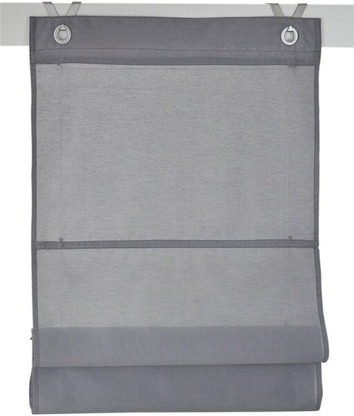 Kutti Raffrollo Kessy Bessy, mit Hakenaufhängung, ohne Bohren, freihängend, halbtransparent, Baumwolle, Polyester, Hakenaufhängung Bild 4