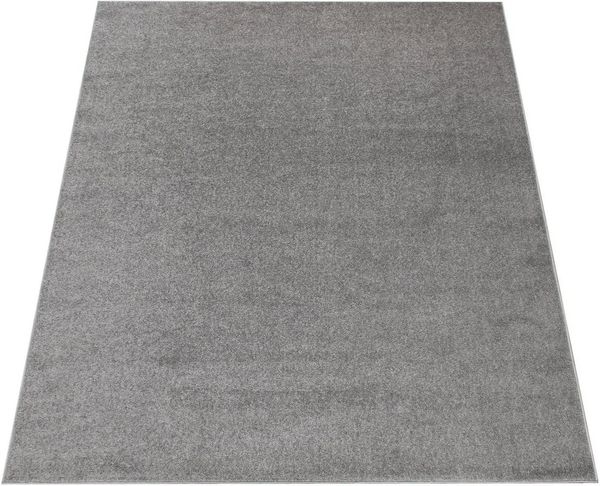 Paco Home Läufer Porto 890, rechteckig, Höhe: 13 mm, Teppich-Läufer, Kurzflor, Uni-Farben, ideal im Flur und Schlafzimmer