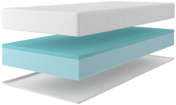 Gelschaummatratze Kniven, Matratze 90x200 cm, 140x200 cm & weitere Größen, OTTO home, 17 cm hoch, Matratze H2-H4, ergonomisch, allergiker geeignet (Hausstauballergiker)