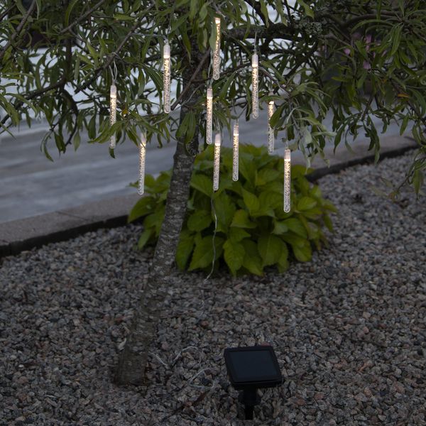 LED-Solar-Lichterkette "Bubbly", 10-tlg, Acryl