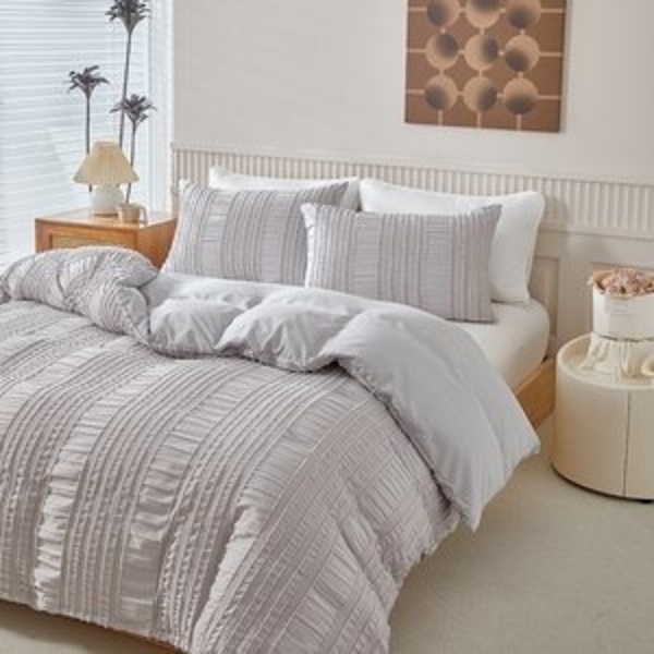 BYSURE Bettwäsche, Getuftet Streifen Boho Bettwäsche Bild 6