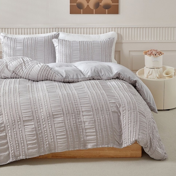 BYSURE Bettwäsche, Getuftet Streifen Boho Bettwäsche Bild 2