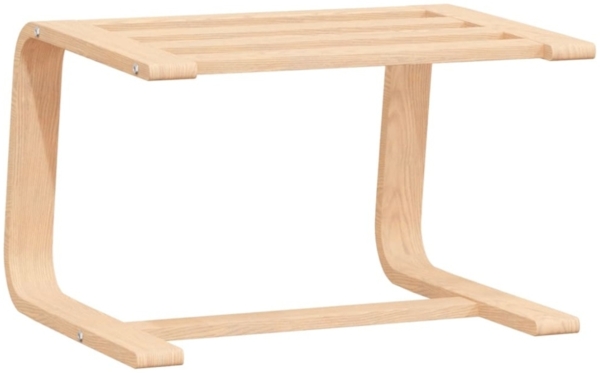 vidaXL Fußhocker Creme 51x41x40 cm Stoff 351062 Bild 5