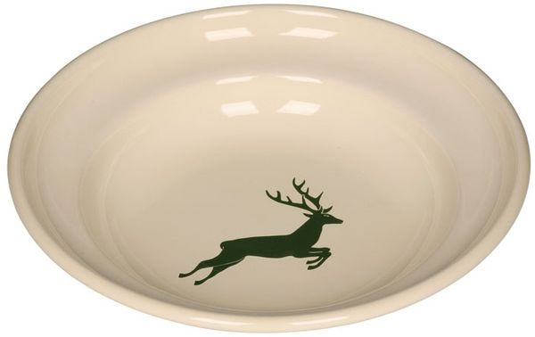 Riess Hirsch Grün Teller Tief 22cm