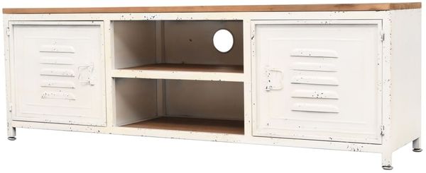 vidaXL TV-Schrank 120x30x40 cm Weiß 245457