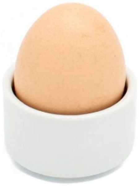Olivenholz-erleben Eierbecher Eierbecher zum Stapeln Porzellan, (1-tlg), Eierbecher zum Stapeln aus Porzellan, vielseitig einsetzbar
