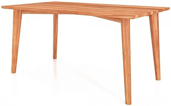 Esstisch Gerg aus Kernbuche massiv 100x120x77 cm mit Holzbeinen