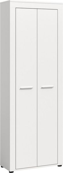 Home affaire Garderobenschrank AOSTA, Höhe 191cm, 2 Türen, 1 Boden, 1 Kleiderstange (1-St, in verschiedenen Farbausführungen erhältlich, individuell kombinierbar) Flurschrank, Kleiderschrank, Hochschrank, Garderobe, Flur, Schrank