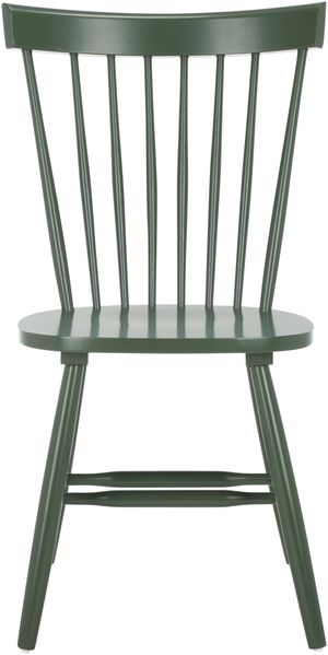 SAFAVIEH Set von 2 Hölzernes Esszimmerstühle, Staubgrün, 50 x 55 x 90