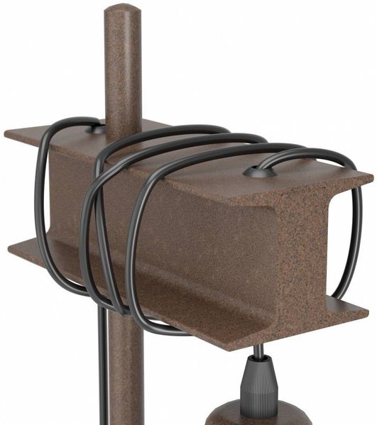 Eglo 43525 Tischleuchte TOWNSHEND 4 antik-braun, schwarz E27 1X10W L:16,5cm B:15,5cm H:50cm mit Kabelschalter