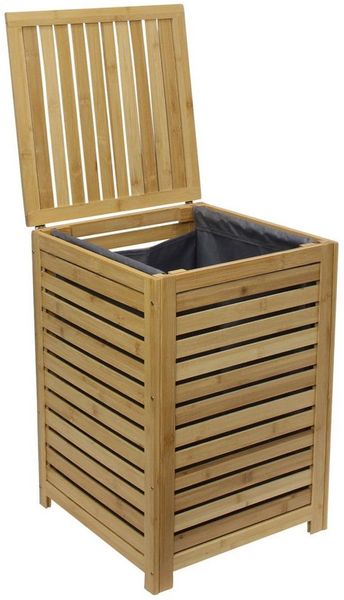 Home-trends24. de Wäschekorb Bambus Wäschesammler Wäschebehälter Wäschebox Wäschetruhe