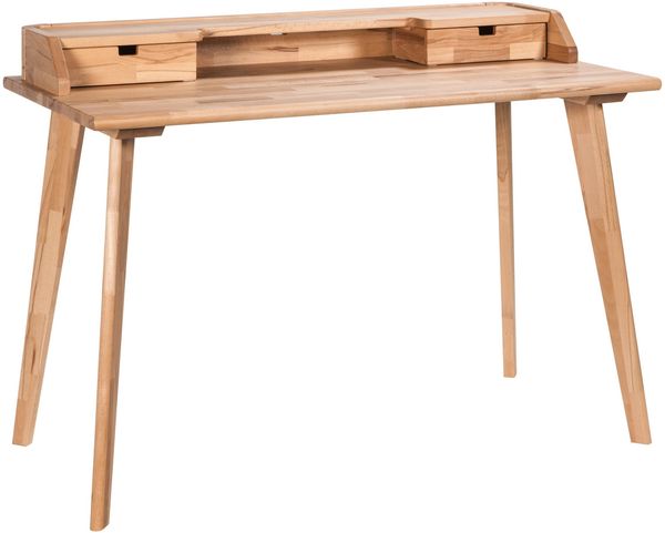 Accessoires Schreibtische braun Kernbuche Massivholz 60cm x 120cm x 85cm Bild 2