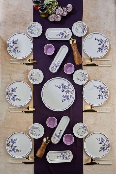 Hermia Concept Geschirr-Set (21-tlg), 6 Personen, Keramik, 21-teiliges Keramik-Set