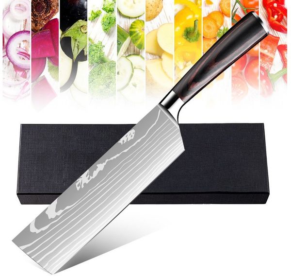 MDHAND Hackmesser 20 cm – professionelles Fleischmesser aus hochwertigem Edelstahl, Extrascharfes Küchenmesser mit ergonomischem Pakkaholz-Griff