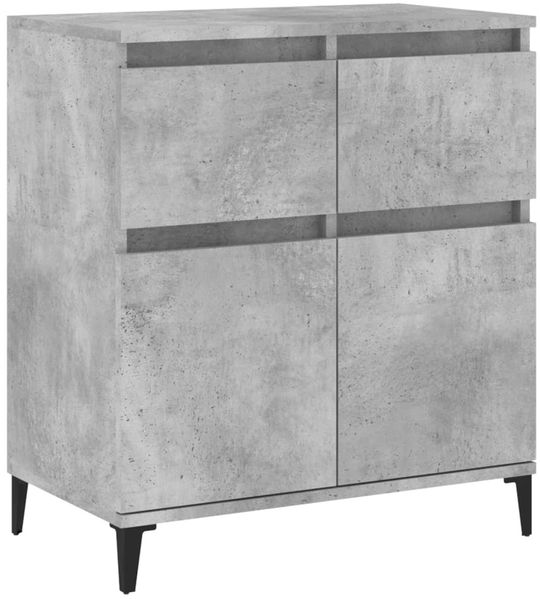 Sideboard, Kommode Betongrau 60x35x70 cm Holzwerkstoff j1247p