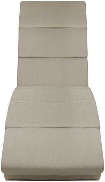Casaria 'London' Relaxliege XXL mit hoher Rückenlehne und ergonomisch, Stoff Beige, 186 x 55 x 89 cm Bild 8