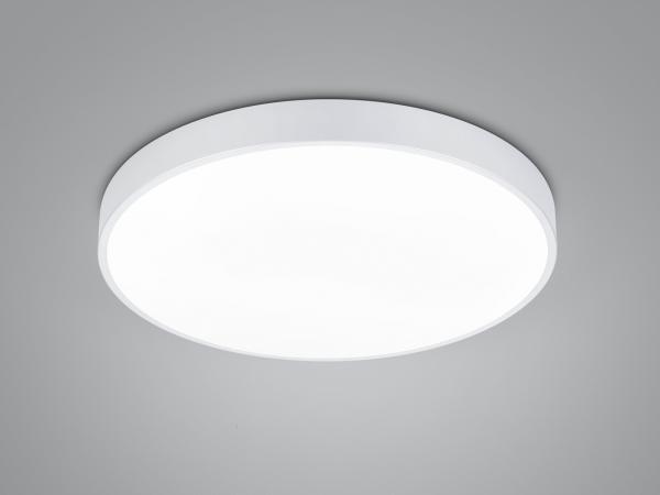 LED Deckenleuchte WACO in Weiß matt extern dimmbar flach, Ø 49cm