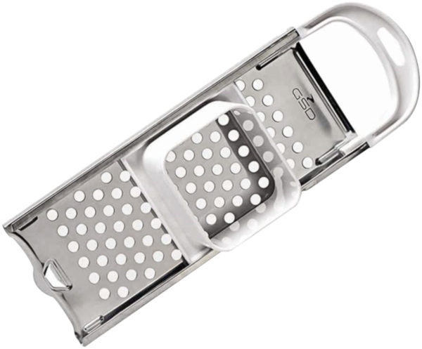 GSD Spätzlehobel "kurze Spätzle" aus Edelstahl mit Kunststoff / Knöpfle / Spätzleschieber