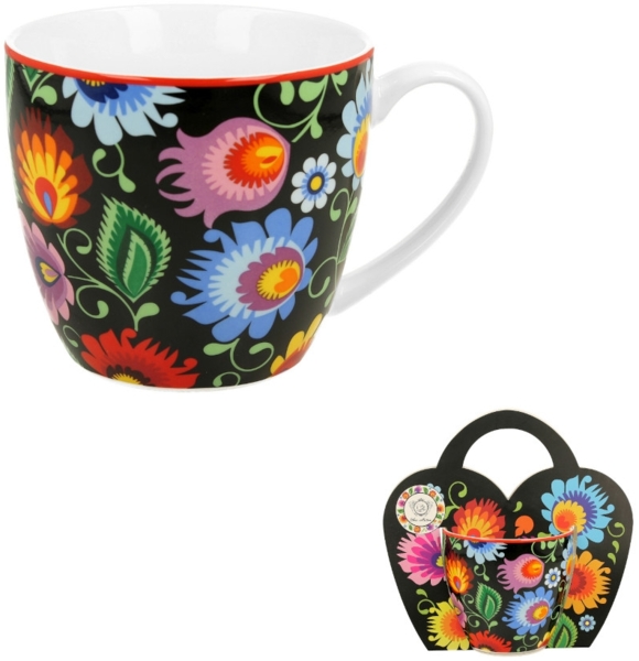 DUO ETNO Becher 460 ml ETNIC New Bone China Porzellan Bild 3