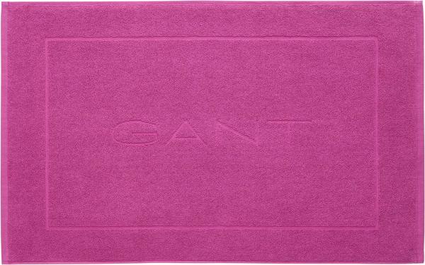 GANT Badematte - Duschvorleger, Frottee, Bio-Baumwolle, Logo, uni Pink 50x80cm