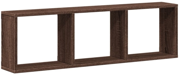 vidaXL Wandschrank 100x16x30 cm Eichen-Optik Holzwerkstoff 854874