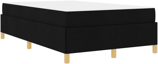 vidaXL Bettrahmen mit Matratze Schwarz 120 x 200 cm Stoff 3398929 Bild 4