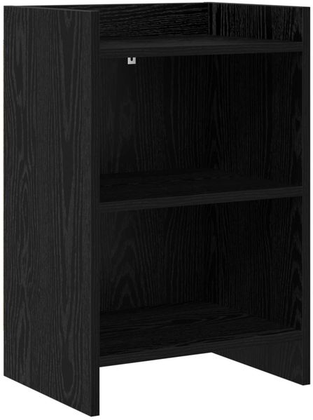 vidaXL Nachttische Schwarze Eiche 40 x 30 x 60 cm Holzwerkstoff 8010997