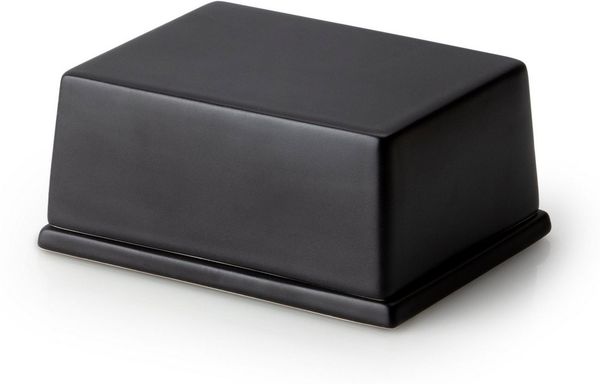 Continenta Butterdose, Keramik, (2-tlg), für 125g Butter, in Handarbeit gefertigt, 9,5x7x6 cm