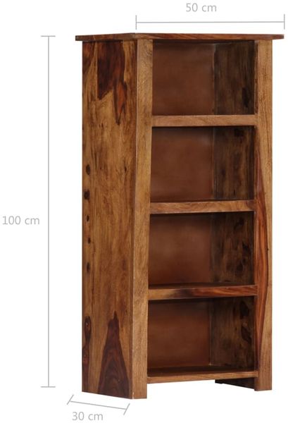 vidaXL Bücherregal 50x30x100 cm Massivholz 247717 Bild 8