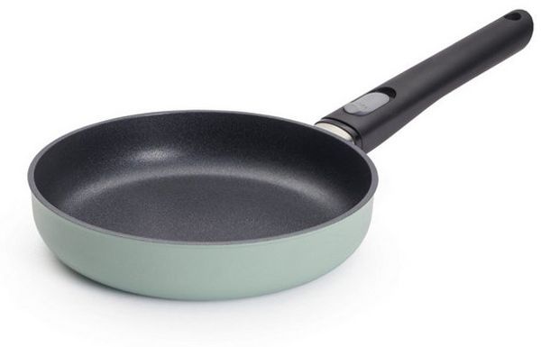 WOLL MADE IN GERMANY Bratpfanne Ecolour Ø 20 cm, Aluminiumguss (1-tlg), abnehmbarer Stiel
