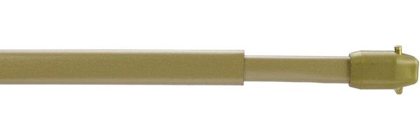Liedeco Scheibenstange, 1-läufig, ausziehbar, ohne Bohren, verschraubt, Kunststoff, Metall
