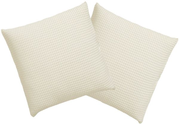 OTTO home Kissenbezug Greta, (2 Stück), in Waffelpiqué Optik, in vielen Farben erhältlich, Bezug in 50x50 cm